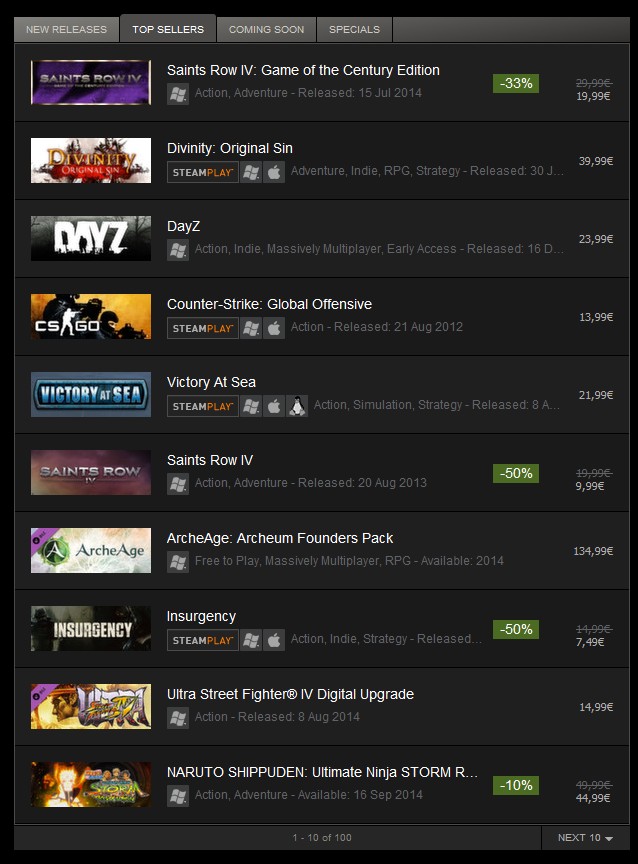 Steam Hit