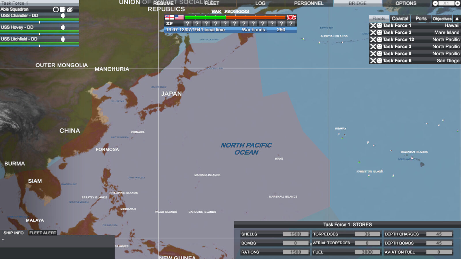 Victory at Sea Pacific - Search & destroy in a WW2 open world RTS game